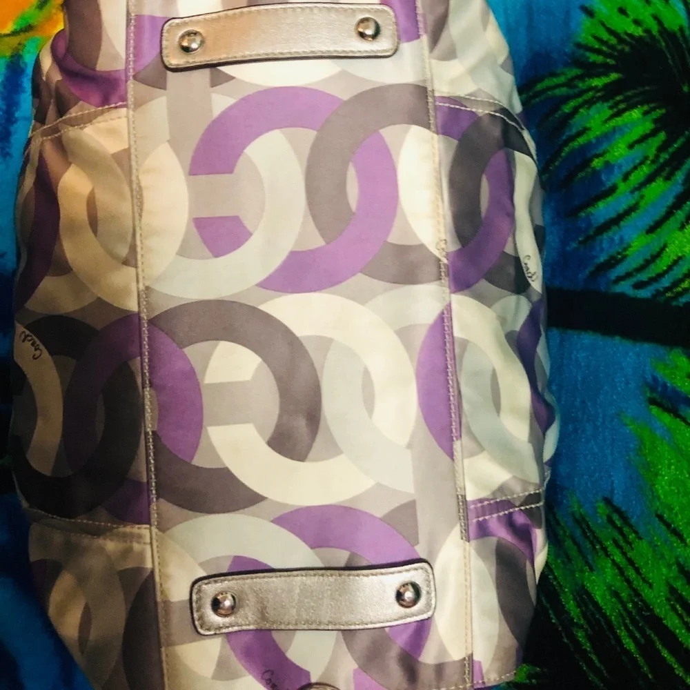 Coach signature Sabrina satchel tote bag